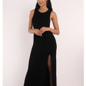 Maggy London Formal Black Long Dress with slit